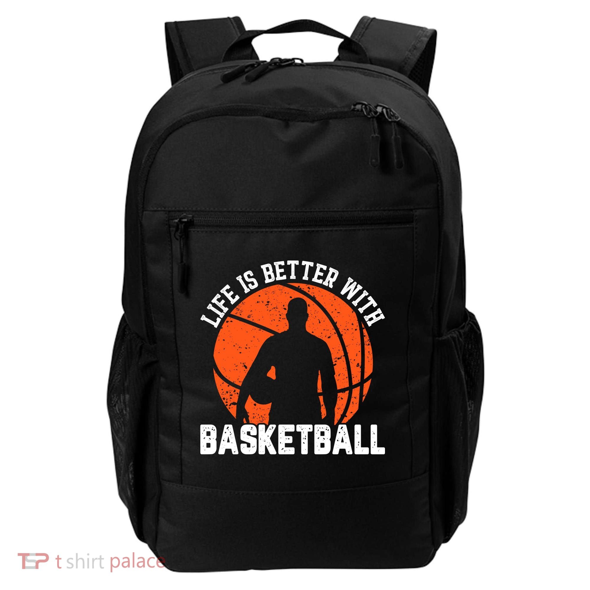Life Is Better With Basketball For Player Bball Backpack