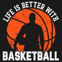 Life Is Better With Basketball For Player Bball Backpack thumb 2