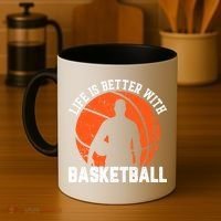Life Is Better With Basketball For Player Bball Coffee Mug thumb 4