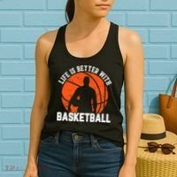 Life Is Better With Basketball For Player Bball Women's Tank Top thumb 2