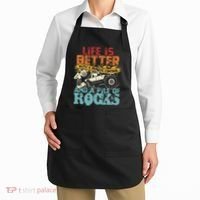 Life Is Better With A Remote Control And A Pile Of Rocks Apron thumb 2