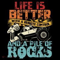 Life Is Better With A Remote Control And A Pile Of Rocks Bucket Hat thumb 4