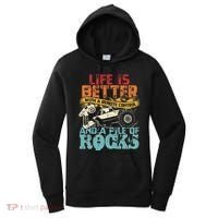 Life Is Better With A Remote Control And A Pile Of Rocks Women's Hoodie thumb 0