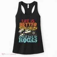 Life Is Better With A Remote Control And A Pile Of Rocks Women's Tank Top thumb 0