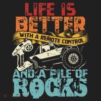 Life Is Better With A Remote Control And A Pile Of Rocks Hat thumb 2