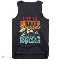 Life Is Better With A Remote Control And A Pile Of Rocks Tank Top thumb 0