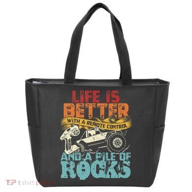 Life Is Better With A Remote Control And A Pile Of Rocks Tote Bag