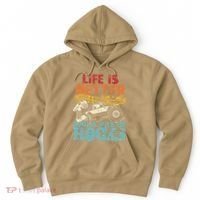 Life Is Better With A Remote Control And A Pile Of Rocks Hoodie thumb 0