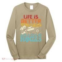 Life Is Better With A Remote Control And A Pile Of Rocks Long Sleeve Shirt thumb 0