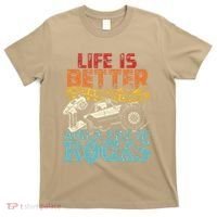 Life Is Better With A Remote Control And A Pile Of Rocks T-Shirt thumb 0
