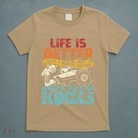 Life Is Better With A Remote Control And A Pile Of Rocks T-Shirt thumb 5
