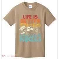 Life Is Better With A Remote Control And A Pile Of Rocks Kids T-Shirt thumb 0