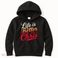 Life Is Better With A Chris Name Chris Kids Hoodie thumb 0