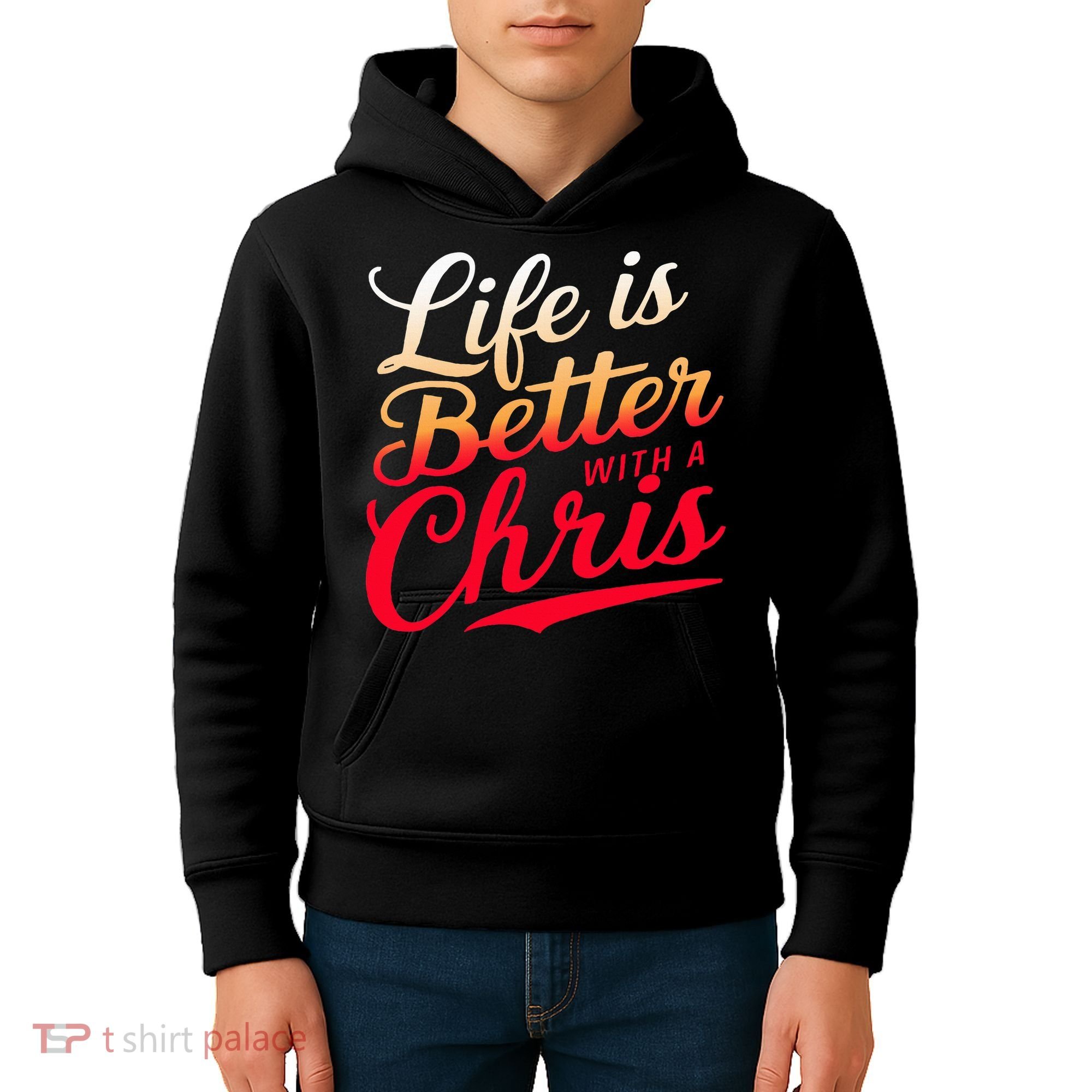 Life Is Better With A Chris Name Chris Kids Hoodie