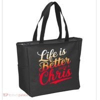 Life Is Better With A Chris Name Chris Tote Bag thumb 2