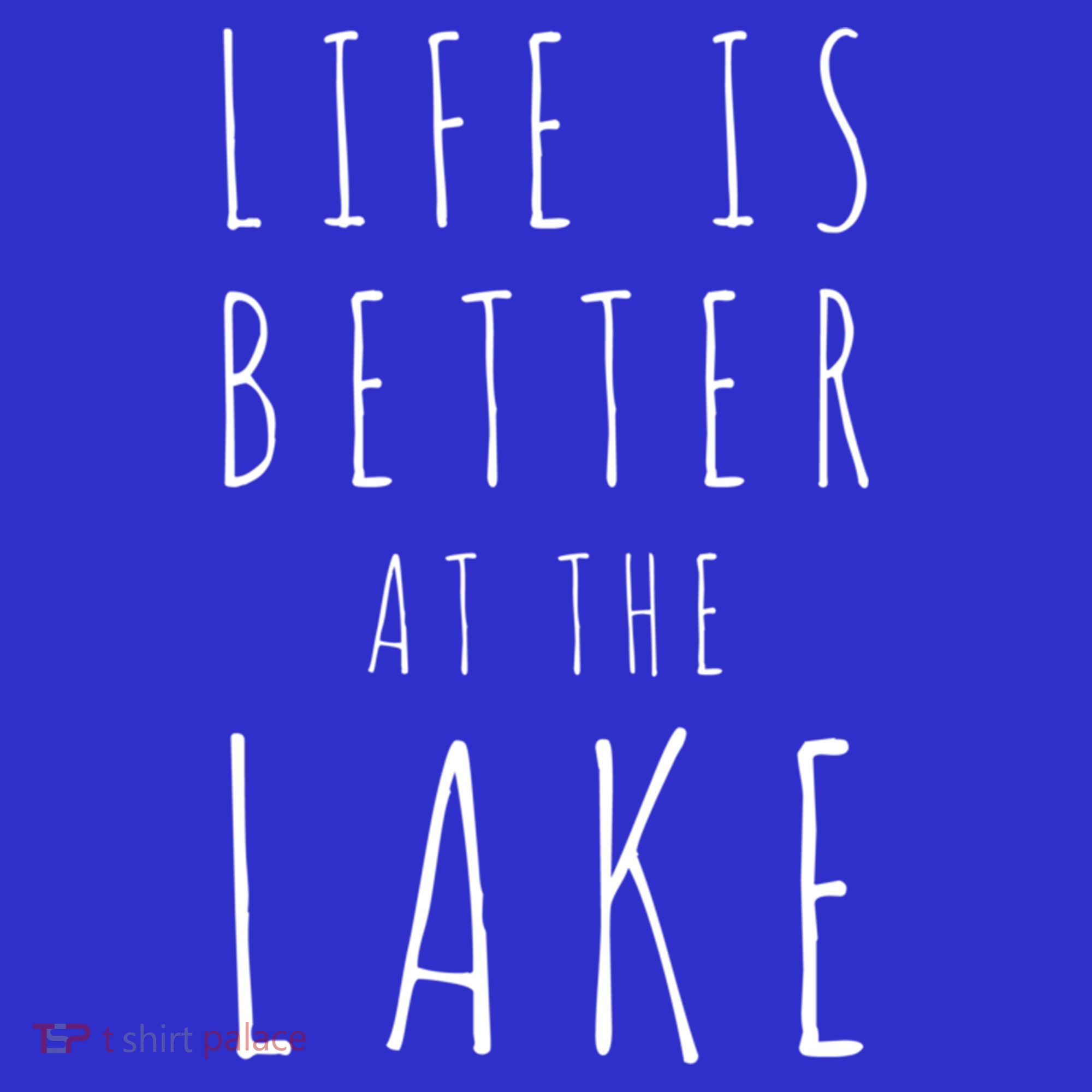 Life Is Better At The Lake Camp Cool Gift Women's Long Sleeve Shirt