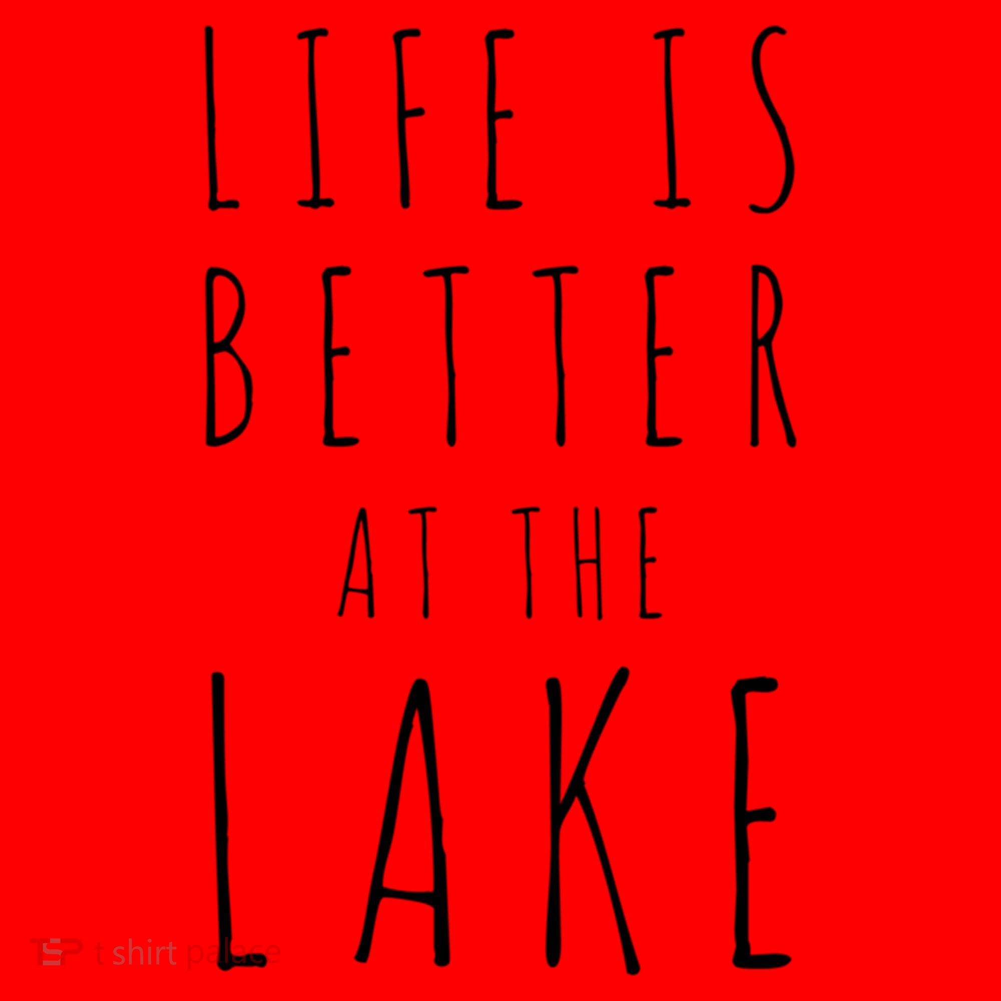 Life Is Better At The Lake Camp Cool Gift Santa Hat
