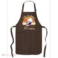 Life Is Better When Your Laughing Retro Skull Apron thumb 0