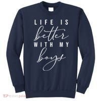 Life Is Better Cute Boy Parent Gift Sweatshirt thumb 0