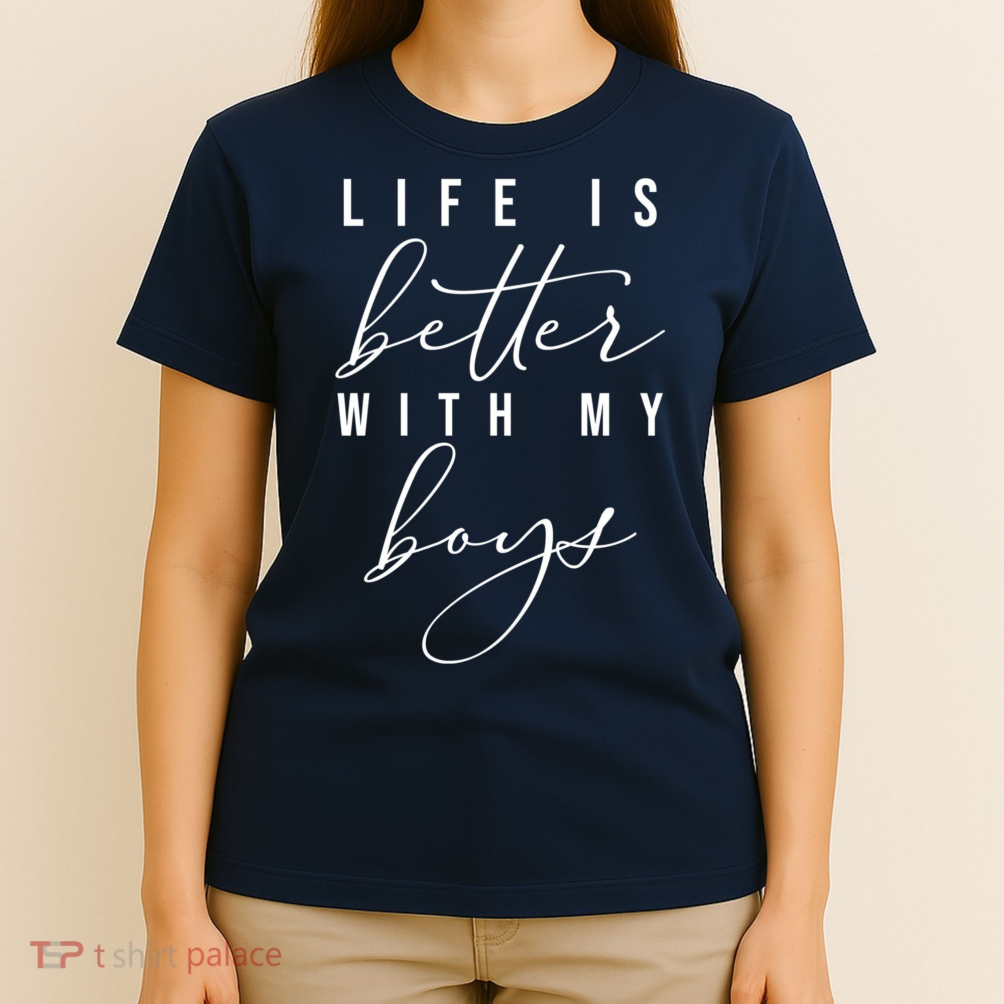 Life Is Better Cute Boy Parent Gift T-Shirt