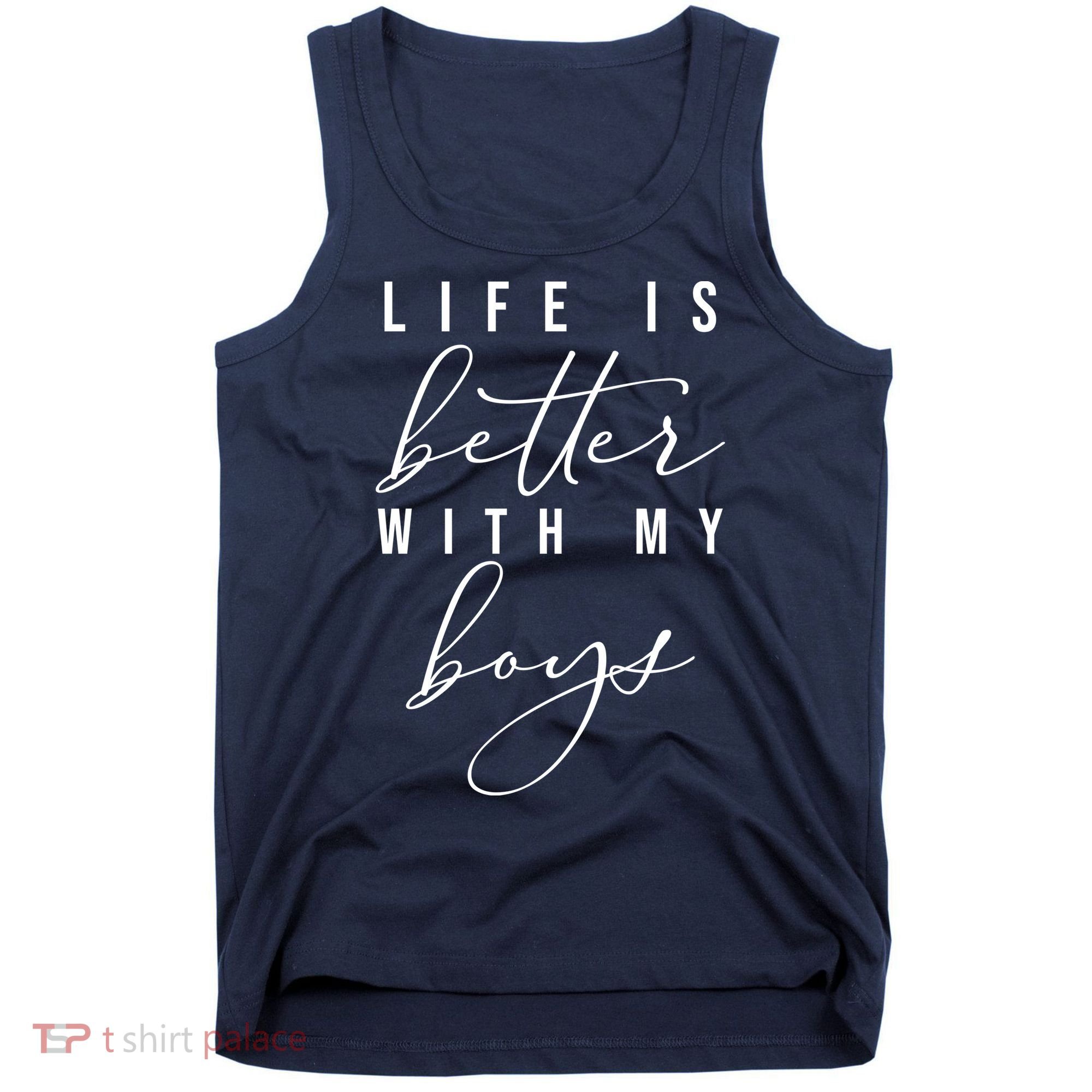 Life Is Better Cute Boy Parent Gift Tank Top