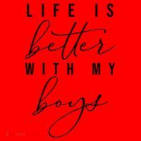 Life Is Better Cute Boy Parent Gift Santa Hat thumb 1