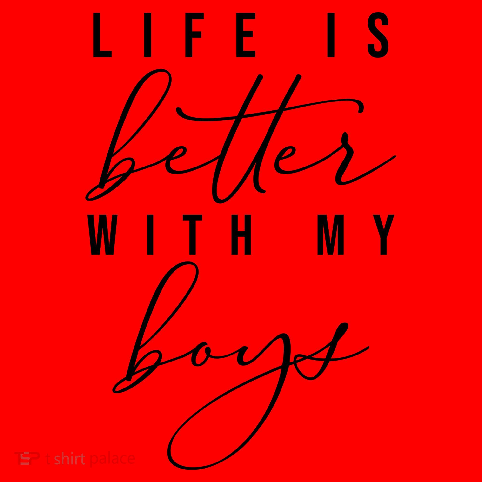 Life Is Better Cute Boy Parent Gift Santa Hat
