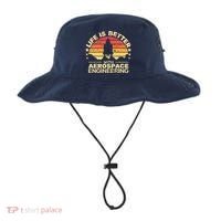 Life Is Better Aerospace Engineering Aerospace Engineer Bucket Hat thumb 0
