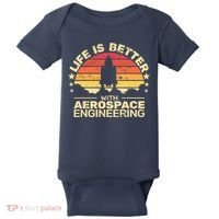 Life Is Better Aerospace Engineering Aerospace Engineer Baby Bodysuit thumb 0