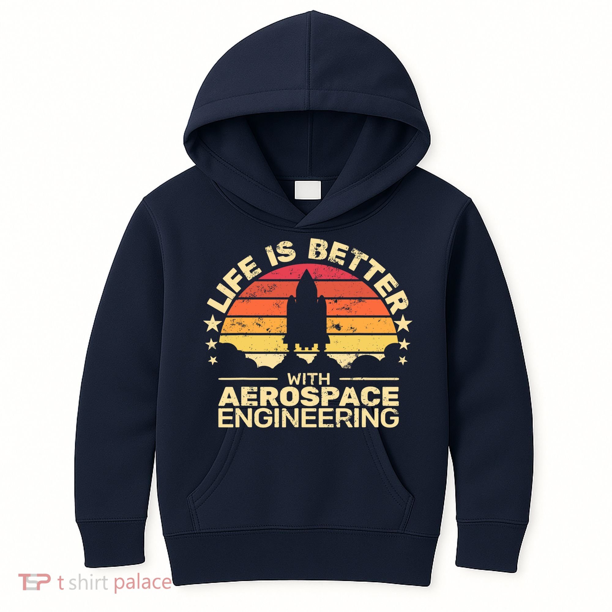 Life Is Better Aerospace Engineering Aerospace Engineer Kids Hoodie