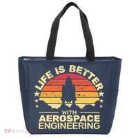 Life Is Better Aerospace Engineering Aerospace Engineer Tote Bag thumb 0