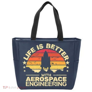 Life Is Better Aerospace Engineering Aerospace Engineer Tote Bag