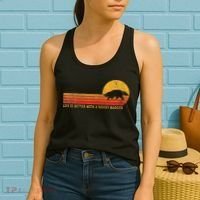 Life Is Better With A Honey Badger Funny Honey Badger Retro Women's Tank Top thumb 2