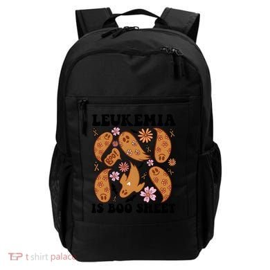 Leukemia Is Boo Sheet Leukemia Cancer Awareness Backpack
