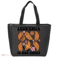 Leukemia Is Boo Sheet Leukemia Cancer Awareness Tote Bag thumb 0