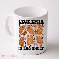 Leukemia Is Boo Sheet Leukemia Cancer Awareness Coffee Mug thumb 0
