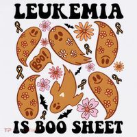 Leukemia Is Boo Sheet Leukemia Cancer Awareness Polo thumb 3