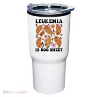 Leukemia Is Boo Sheet Leukemia Cancer Awareness Tumbler thumb 0