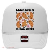 Leukemia Is Boo Sheet Leukemia Cancer Awareness Hat thumb 0