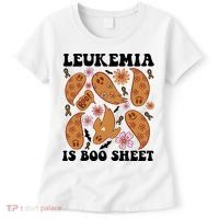 Leukemia Is Boo Sheet Leukemia Cancer Awareness Women's T-Shirt thumb 0