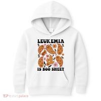 Leukemia Is Boo Sheet Leukemia Cancer Awareness Kids Hoodie thumb 0