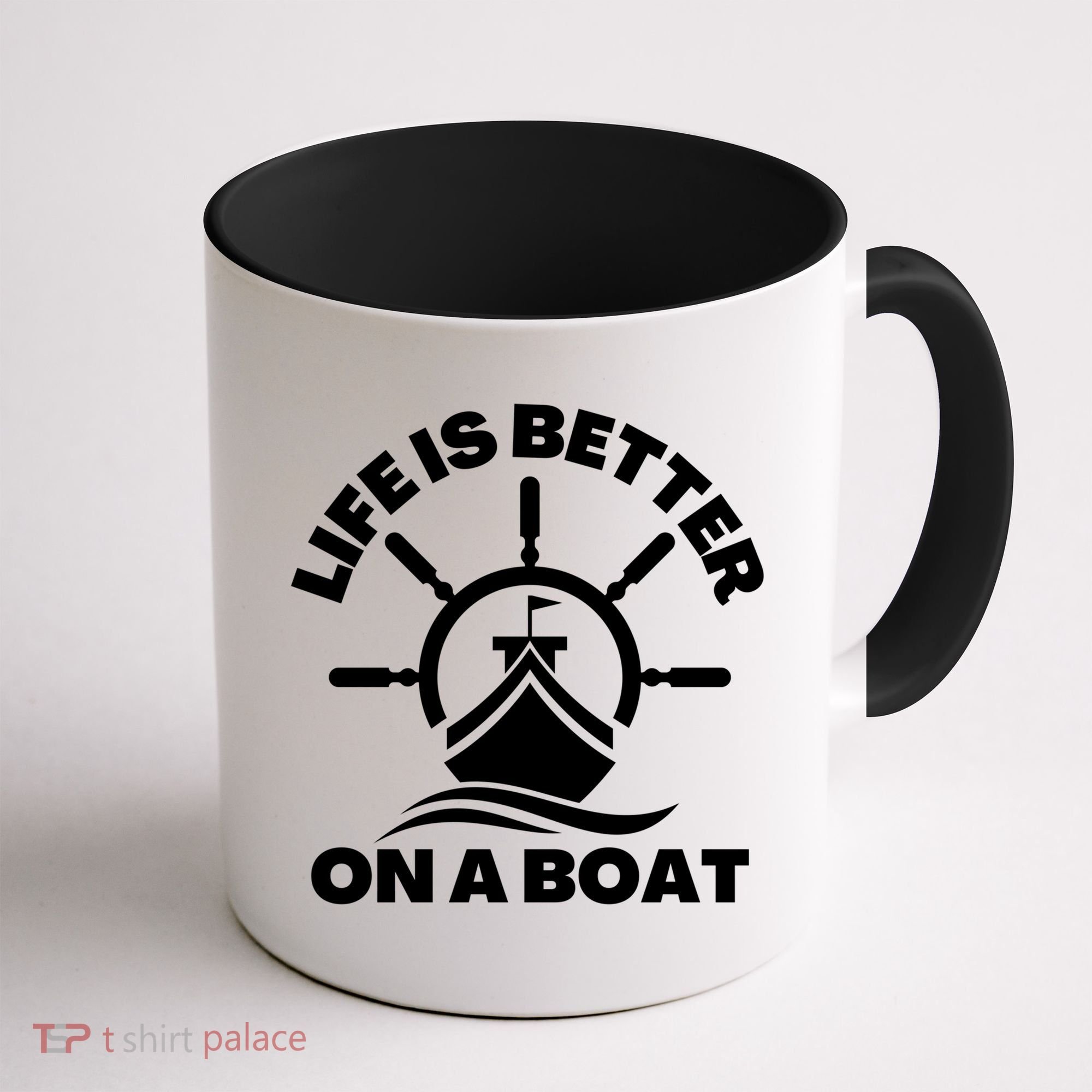 Life Is Better On A Boat Boating Cool Gift Coffee Mug