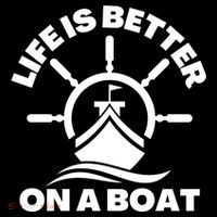 Life Is Better On A Boat Boating Cool Gift Pajama Set thumb 2