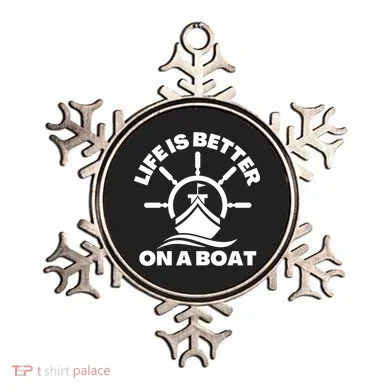 Life Is Better On A Boat Boating Cool Gift Ornament