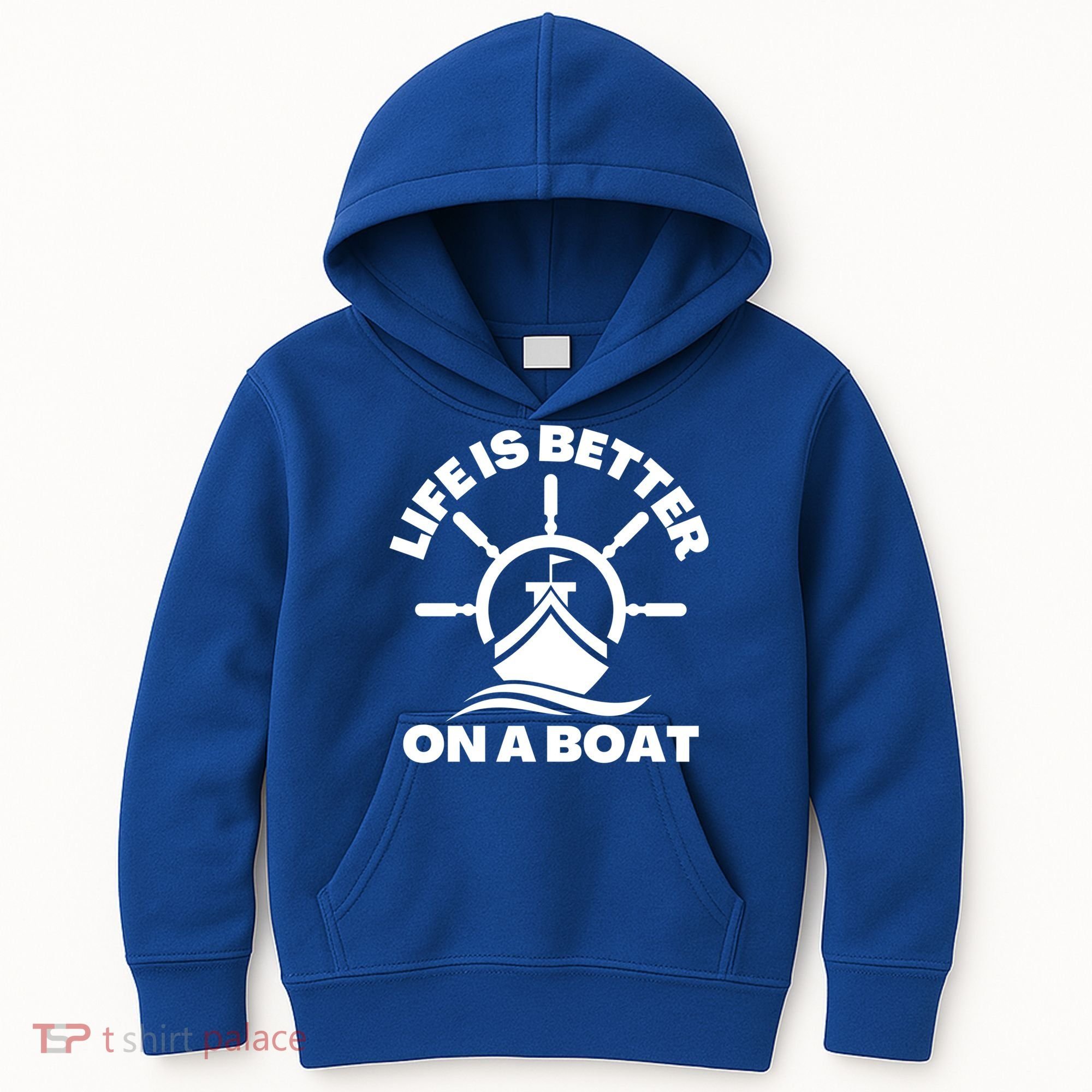 Life Is Better On A Boat Boating Cool Gift Kids Hoodie