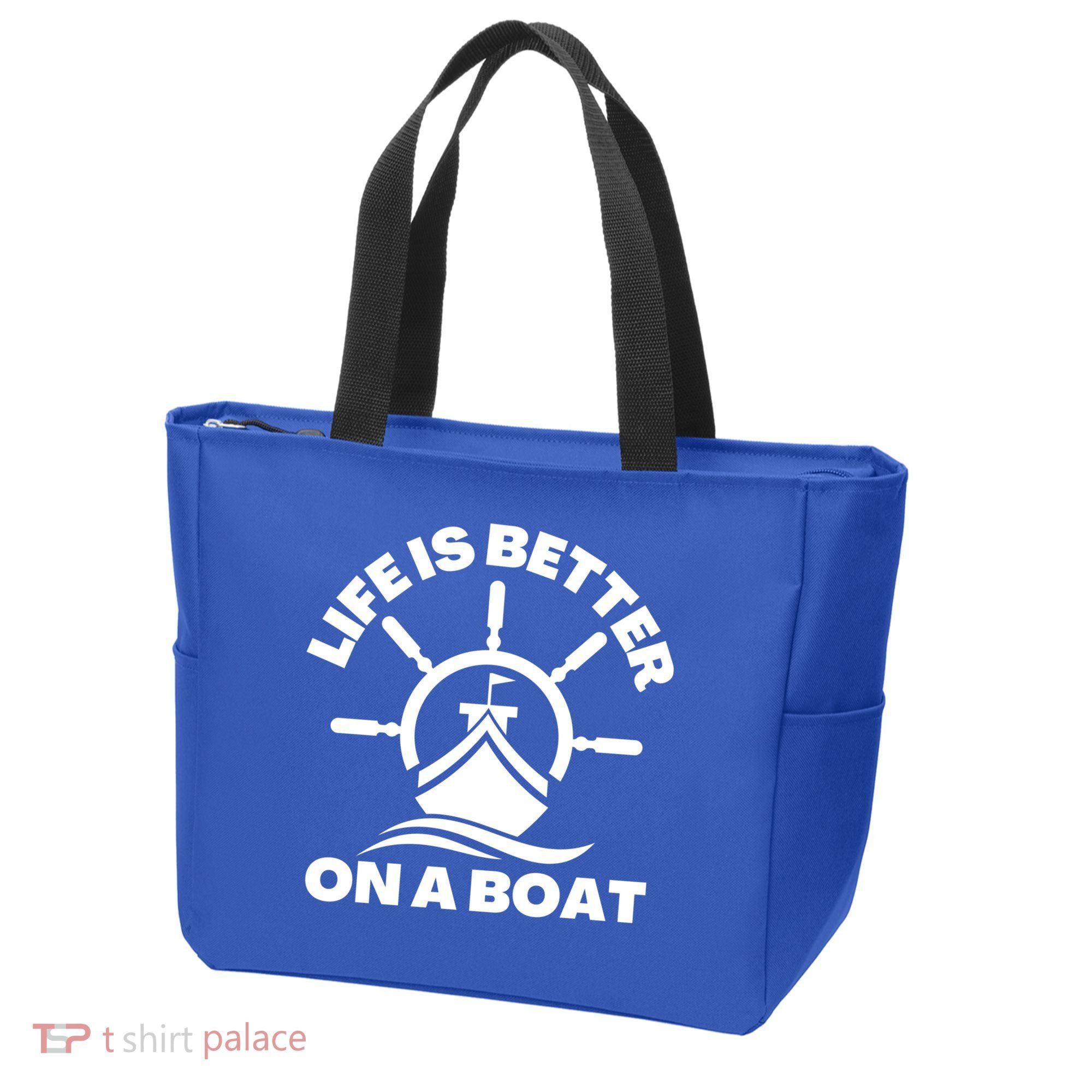 Life Is Better On A Boat Boating Cool Gift Tote Bag