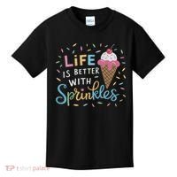 Life Is Better With Sprinkles Ice Cream Sweet Treats Kids T-Shirt thumb 0
