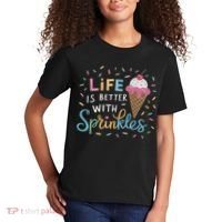 Life Is Better With Sprinkles Ice Cream Sweet Treats Kids T-Shirt thumb 2