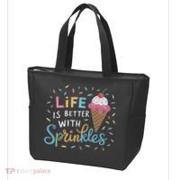 Life Is Better With Sprinkles Ice Cream Sweet Treats Tote Bag thumb 3