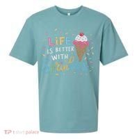 Life Is Better With Sprinkles Ice Cream Sweet Treats Sueded Cloud Jersey T-Shirt thumb 0